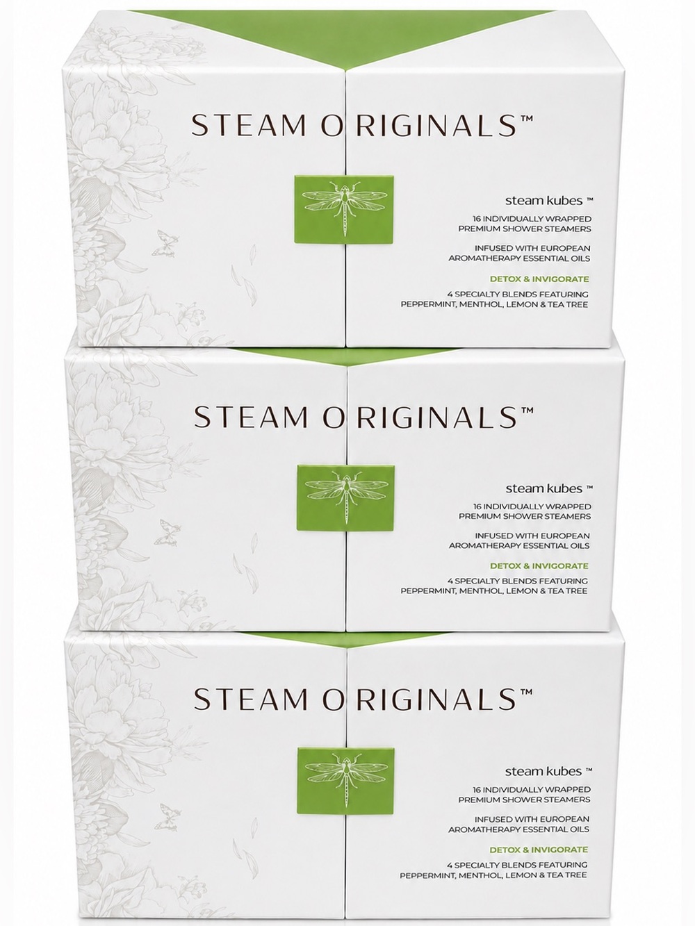 Steam Originals Steam Kubes Aromatherapy Shower Steamers Detox & Invigorate